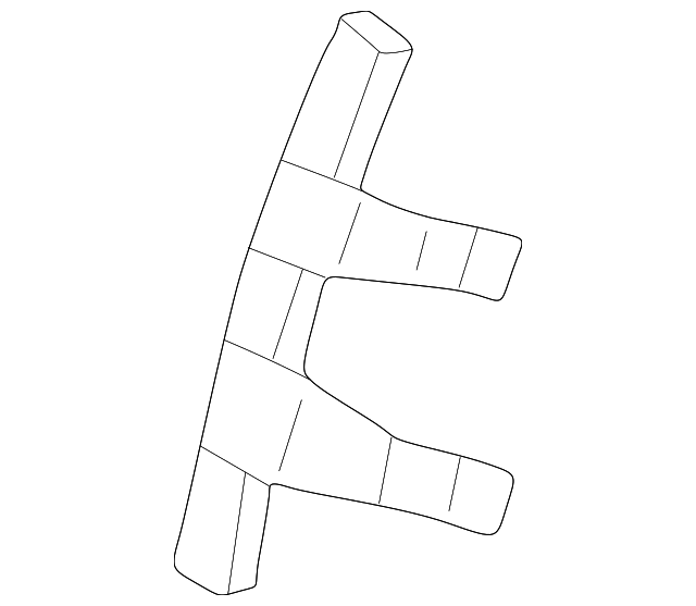 4780515AB Деталь FRONT GUIDE, LEFT
