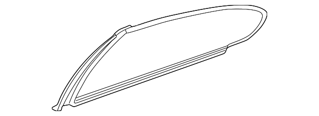 4574514AC Деталь DOOR GLASS, RIGHT