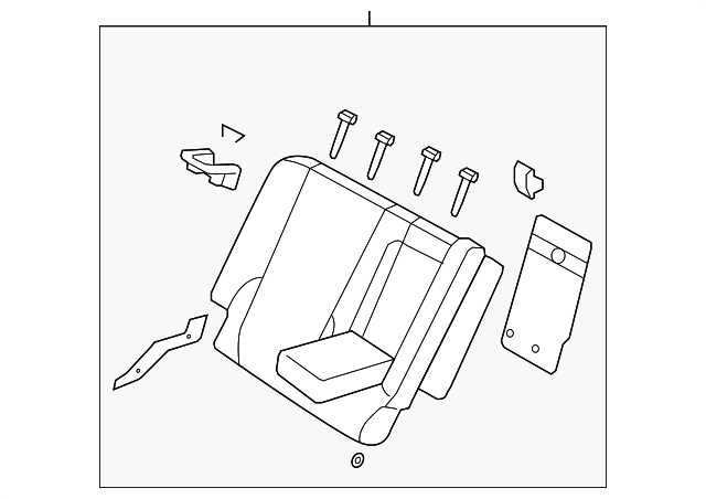 89400-1F420AA4 Деталь SEAT BACK ASSY