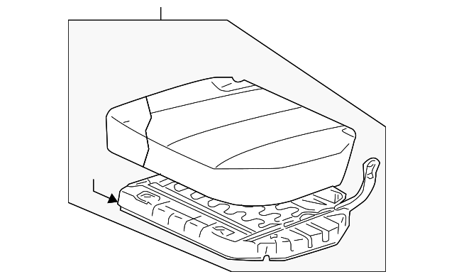 MR966153HA Деталь CUSHION ASSY, LEFT