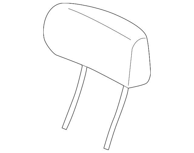 MR562576YB Деталь HEADREST, LEFT