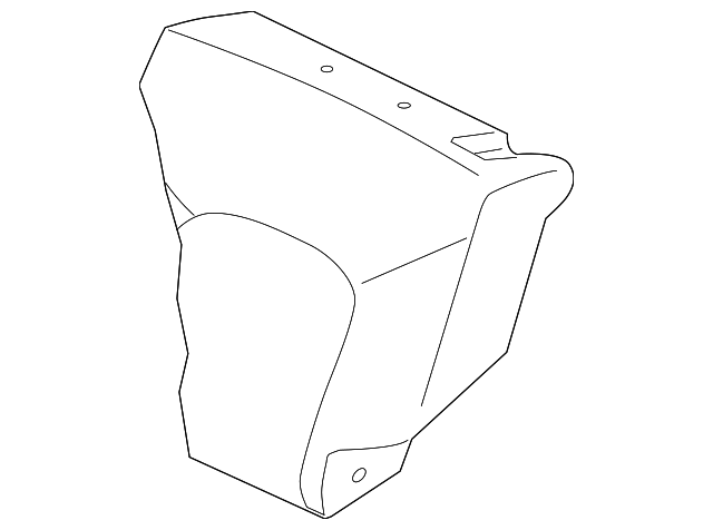 MR966367YA Деталь SEAT BACK COVER, LEFT