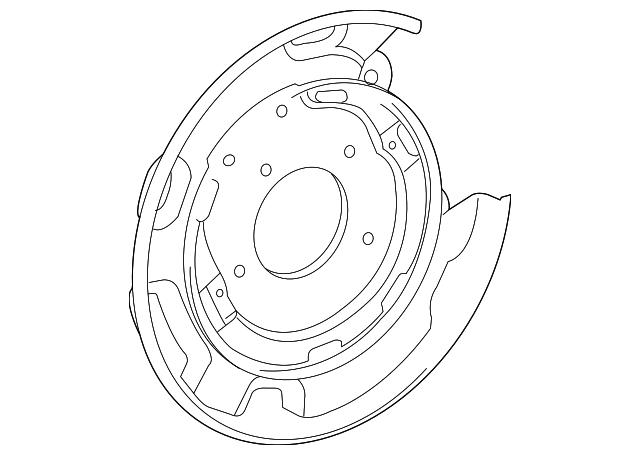 46504-0C020 SPLASH SHIELD, LEFT