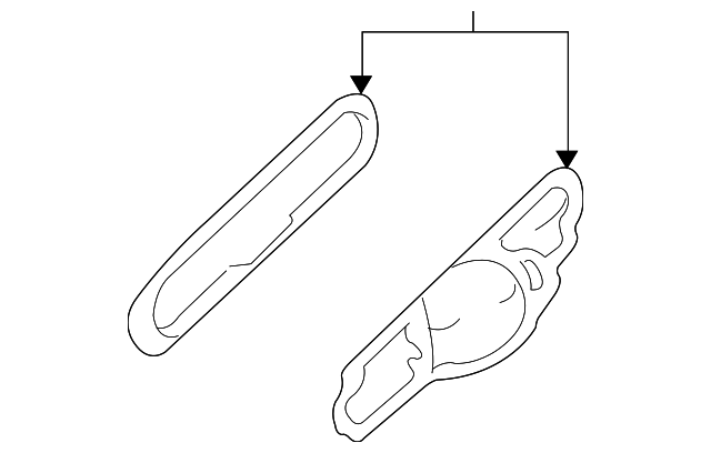 92310-2D250 Деталь LENS & HOUSING, LEFT