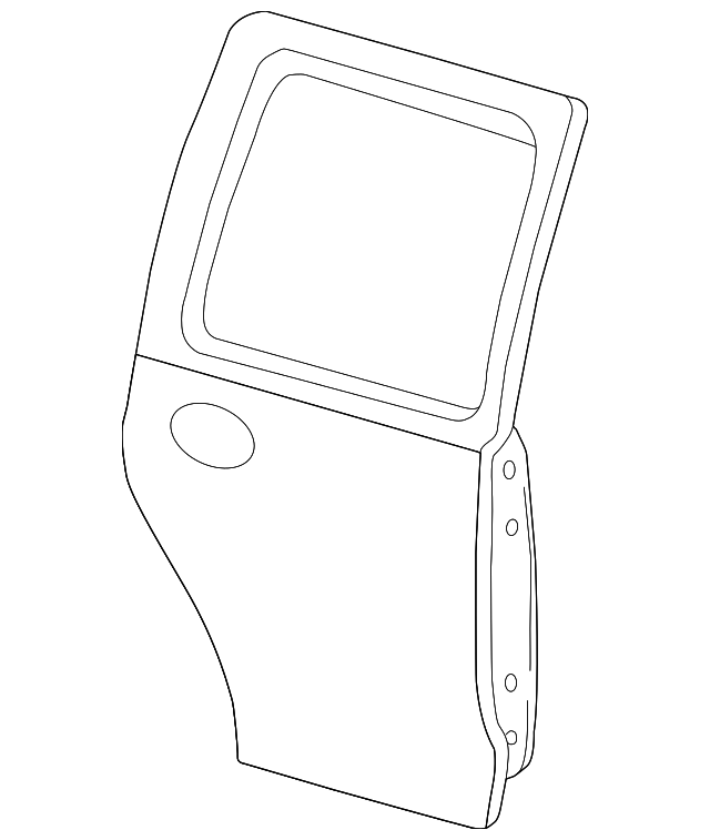 YC3Z7824630AA Деталь DOOR SHELL, RIGHT