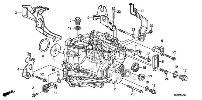 TSX SEDAN MT TRANSMISSION CASE