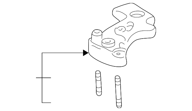 12316-21060 Деталь SIDE MOUNT BRKT, RIGHT