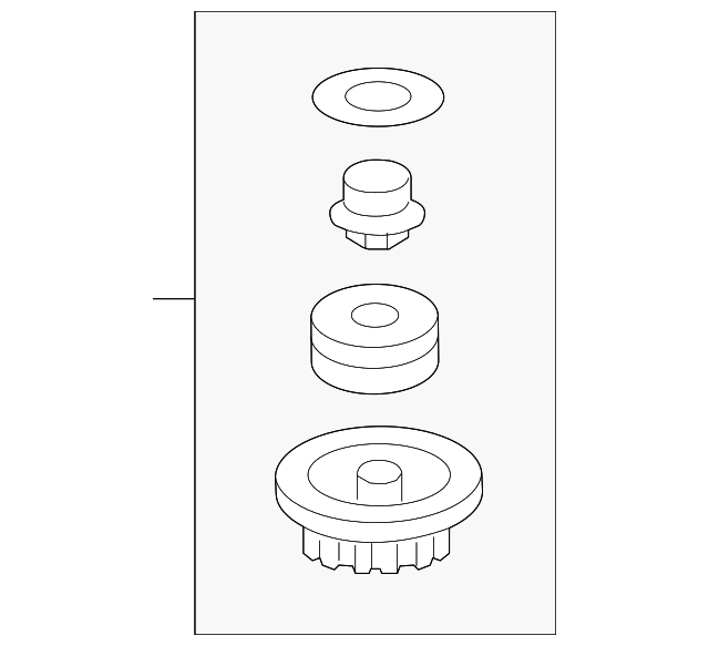 FL3Z-2C229-A Деталь MOUNT BRACKET BUSHING KIT