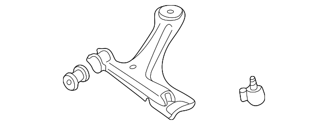 22603949 Деталь LOWER CNTRL ARM, LEFT