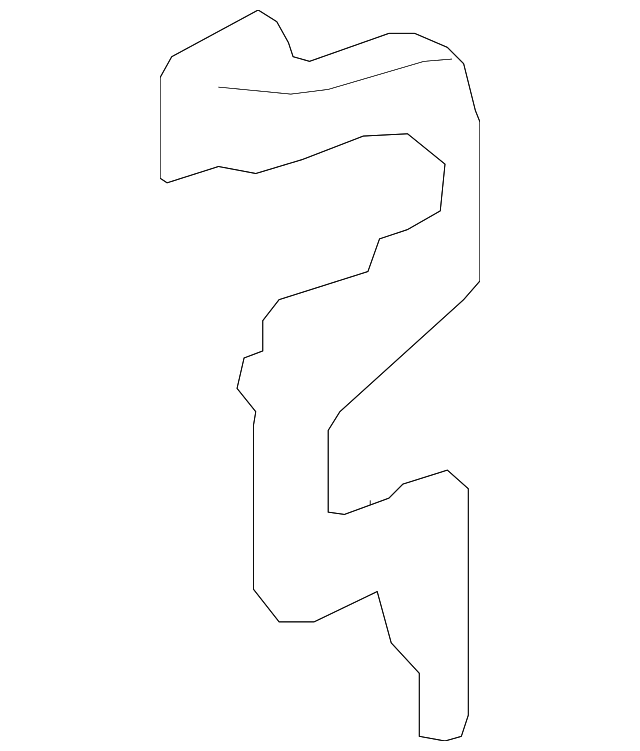88981002 HANDLE, OUTSIDE RETAINER, RIGHT
