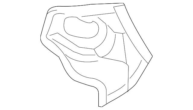 BP4K-70-481 Деталь TAIL LAMP POCKET, RIGHT