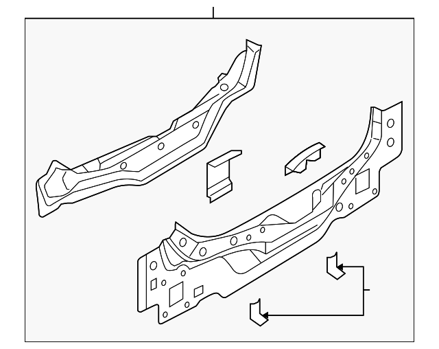 B32H-70-750F Деталь REAR PANEL ASSY