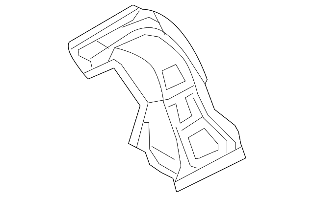 76660-7Y030 Деталь INNER PANEL REINFORCEMENT, RIGHT