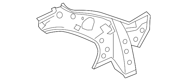 76630-7Y030 Деталь INNER PANEL, RIGHT