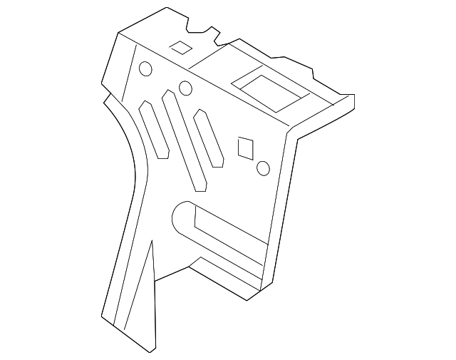 76775-7Y030 Деталь SEAT SUPPORT, LEFT