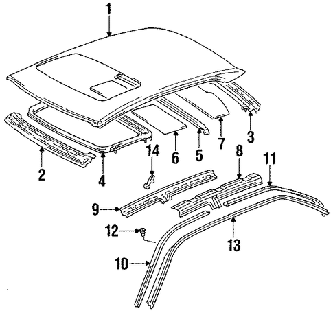 LS400 ROOF & COMPONENTS