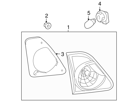 Corolla BACKUP LAMPS 2