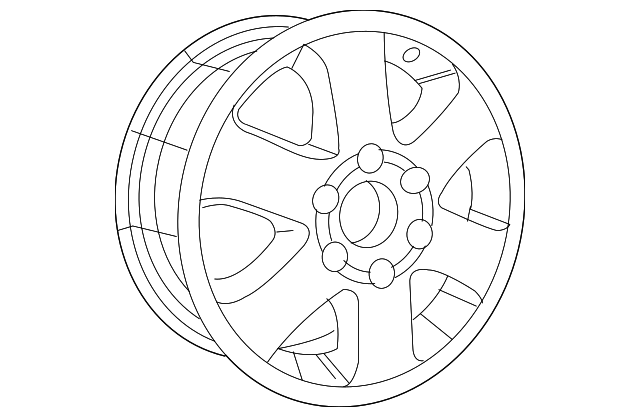 68004980AA Деталь WHEEL, ALLOY