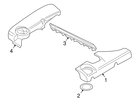 Touareg ENGINE APPEARANCE COVER