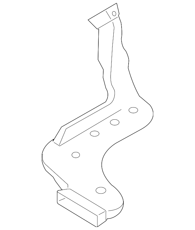 97360-2E000 Деталь HEAT DUCT, LEFT