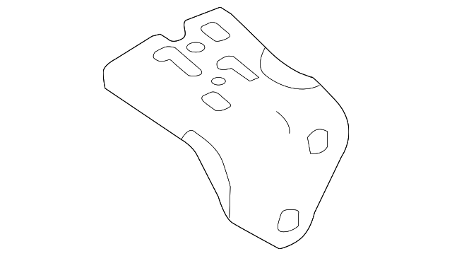 172-794-01-12 Деталь MOTOR BRACKET, LEFT