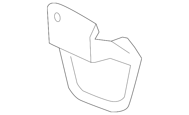 76626-0C020 Деталь MUD GUARD, LEFT