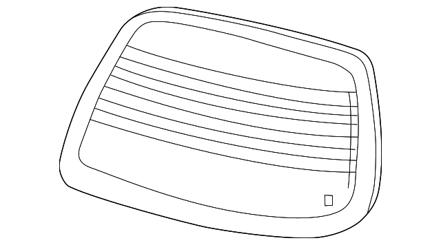 22729682 Деталь BACK GLASS
