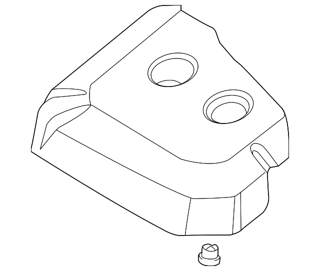 AG9Z-6A949-B Деталь ENGINE COVER