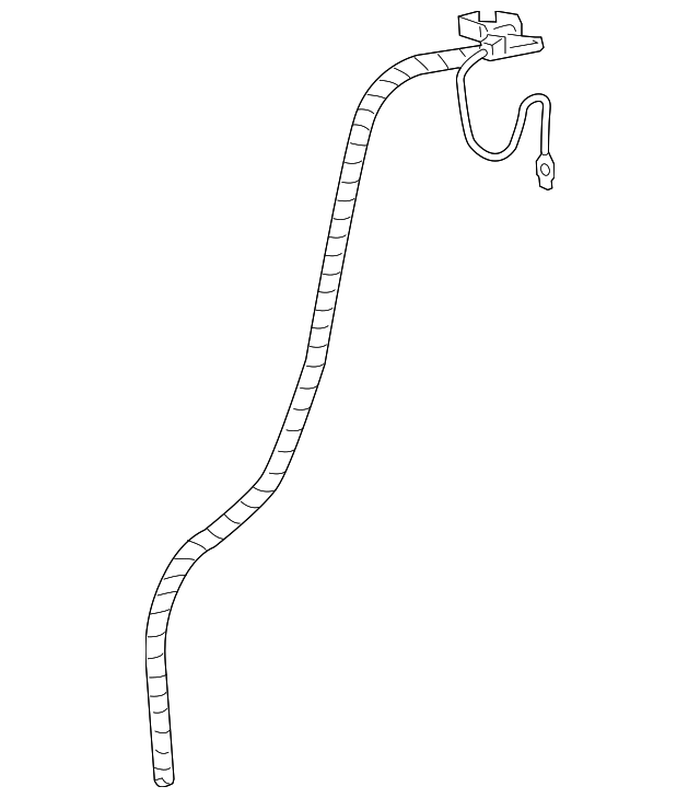 7C3Z-14301-AA Деталь NEGATIVE CABLE, LEFT