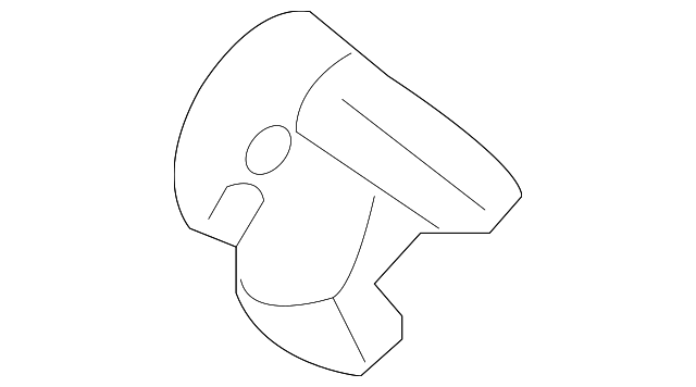 -W708991-S439 Деталь FENDER LINER U-NUT, RIGHT