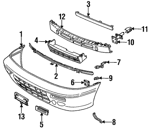 Stylus BUMPER & COMPONENTS - FRONT