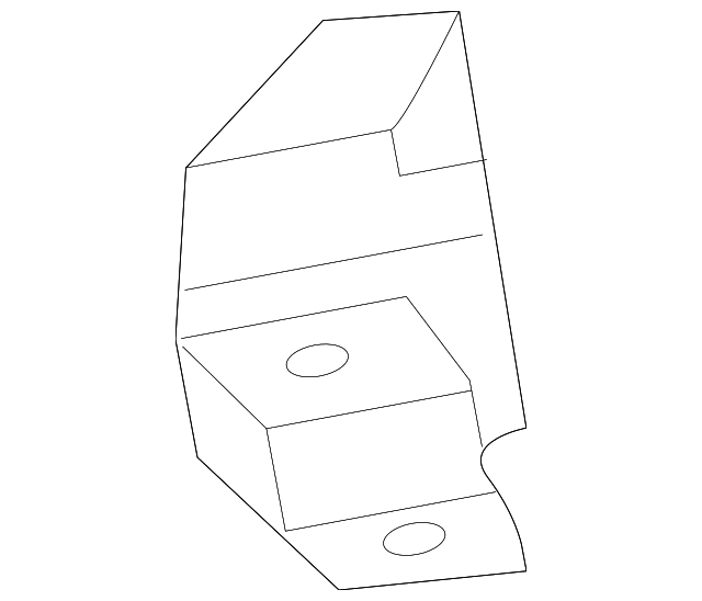 5098535AA Деталь FUEL TANK UPPER BRACKET, LEFT