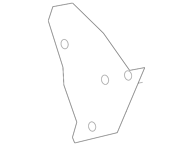 5098534AA Деталь FUEL TANK UPPER BRACKET, RIGHT