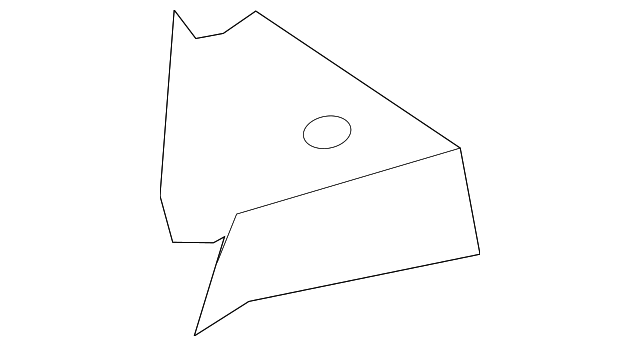 5098532AA Деталь FUEL TANK LOWER BRACKET, LEFT