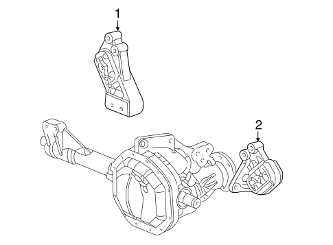 Ram 2500 ENGINE & TRANS MOUNTING