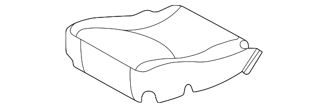 163-920-02-46-8H15 Деталь SEAT COVER, RIGHT