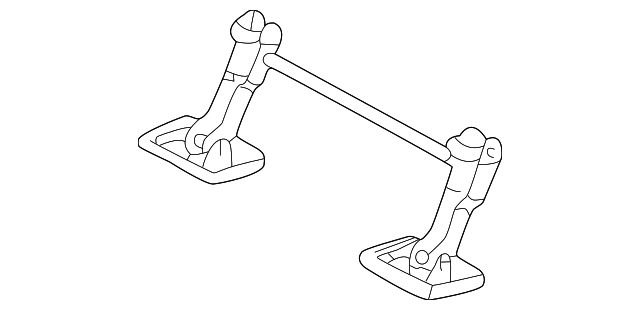 16392001179108 Деталь FOOT REST, LEFT