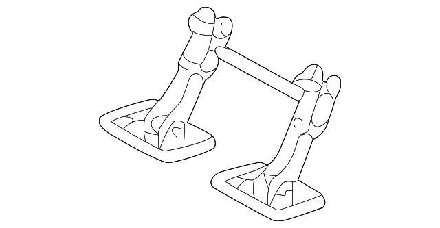 163-920-02-17-9108 Деталь FOOT REST, RIGHT