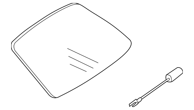 0K2B3-63930 Деталь LIFT GATE GLASS