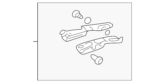 MR556555 Деталь RAIL ASSY, LEFT