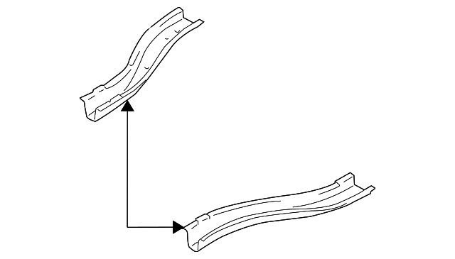 6142157L00 Деталь SIDEMEMBER, LEFT