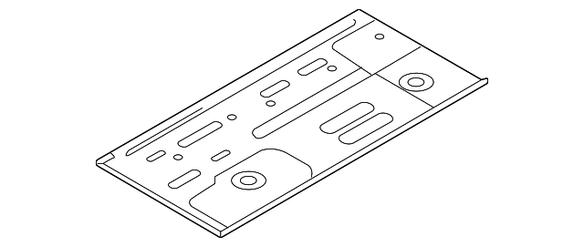 6116157L00 Деталь FRONT FLOOR PAN, LEFT