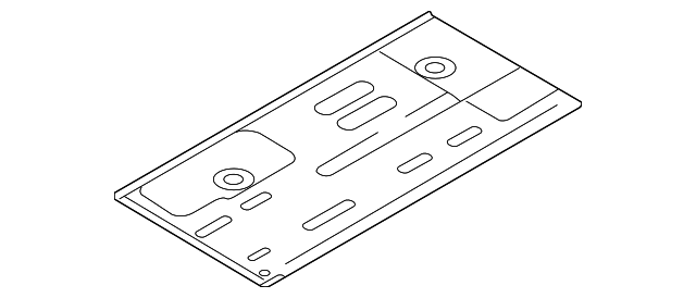 6111157L00 Деталь FRONT FLOOR PAN, RIGHT