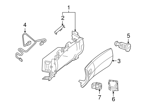 CL600 GLOVE BOX