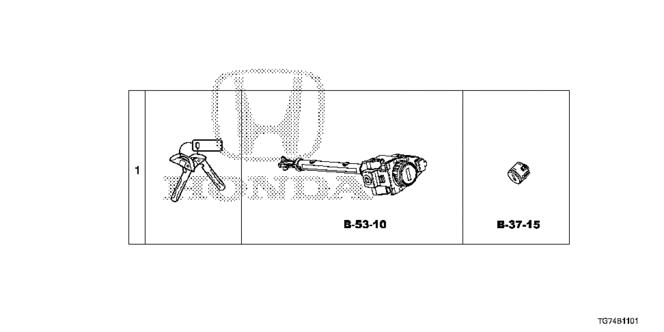 PILOT KEY CYLINDER SET