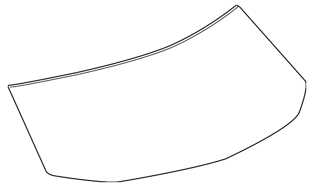 25809984 Деталь LIFT GATE GLASS