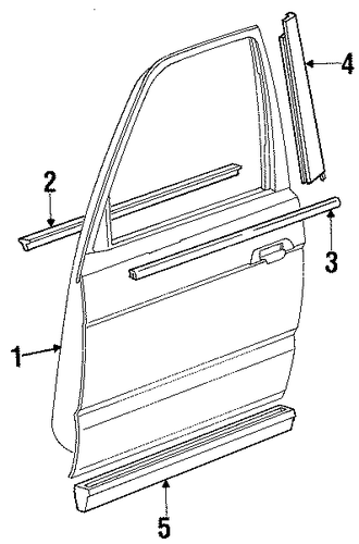 735iL DOOR & COMPONENTS