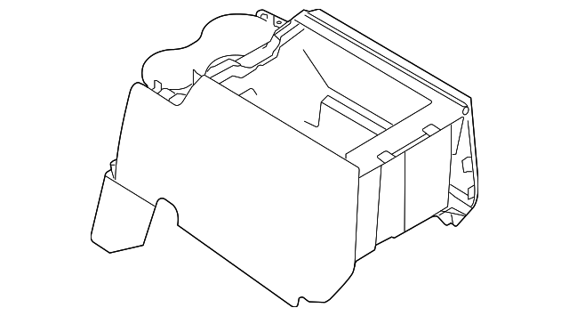 8C3Z-36045A36-CB Деталь REAR CONSOLE