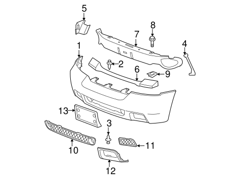 Trailblazer BUMPER & COMPONENTS - FRONT