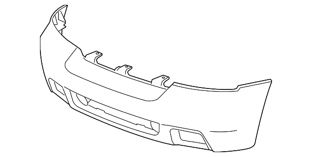 19120215 Деталь BUMPER COVER